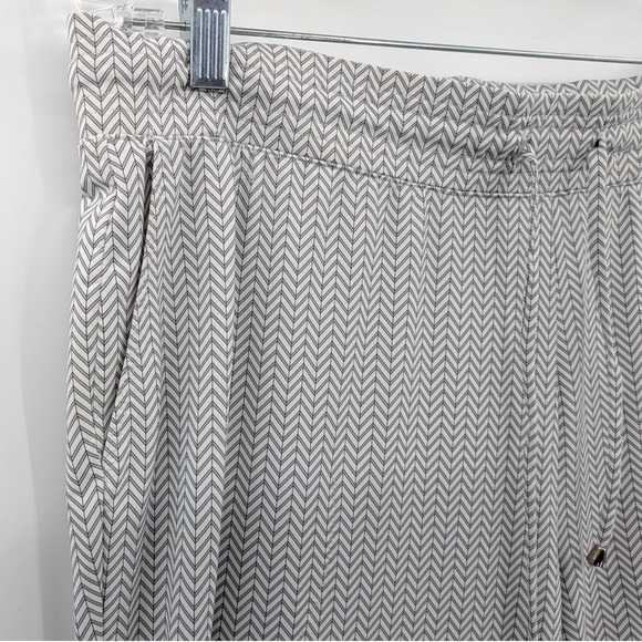 Fairway & Greene Gray Herringbone Stretch Lounge Pants Golf Athleisure Size L - Picture 5 of 8
